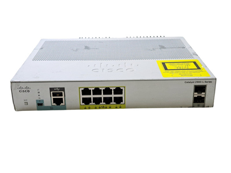 Cisco WS-C2960L-8PS-LL | 8-Port Gigabit PoE LAN Lite Switch | 2x SFP *READ*