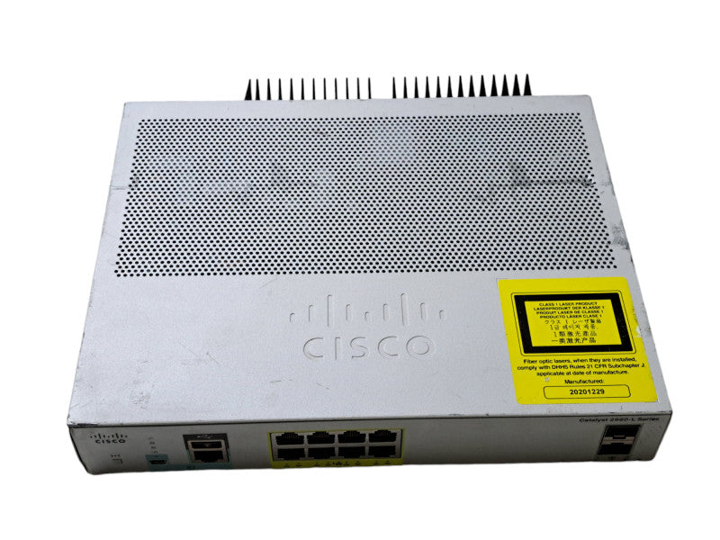 Cisco WS-C2960L-8PS-LL | 8-Port Gigabit PoE LAN Lite Switch | 2x SFP *READ*
