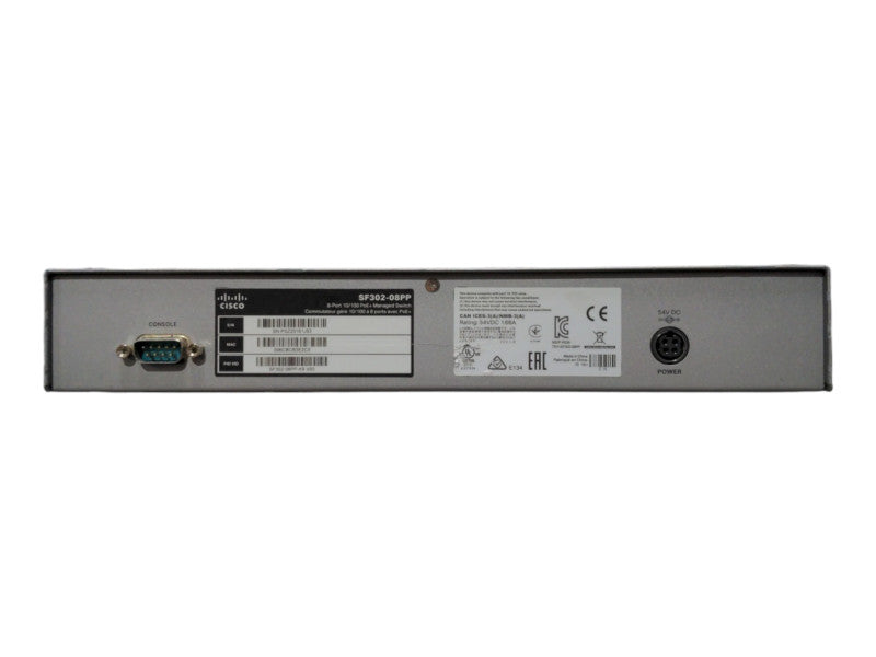 Cisco Systems SF302-08PP Ethernet Network 8-Port 10/100 PoE+