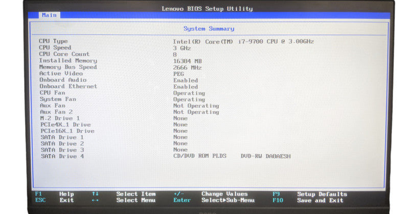 Lenovo ThinkStation P330 | Core i7-9700 | 16GB DDR4 | No HDD | Quadro K620