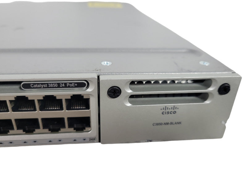 Cisco WS-C3850-24P-L 24-Port Gigabit PoE+ Switch !