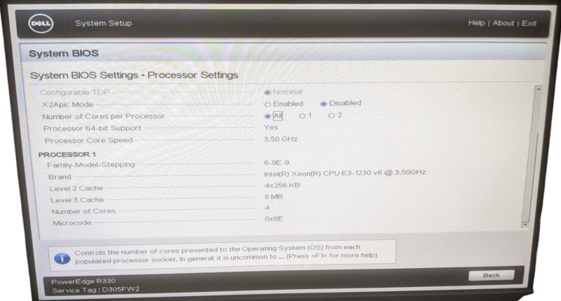 Dell PowerEdge R330 | Intel Xeon E3-1220 v5 | 16GB DDR4 | 1TB HDD | H330