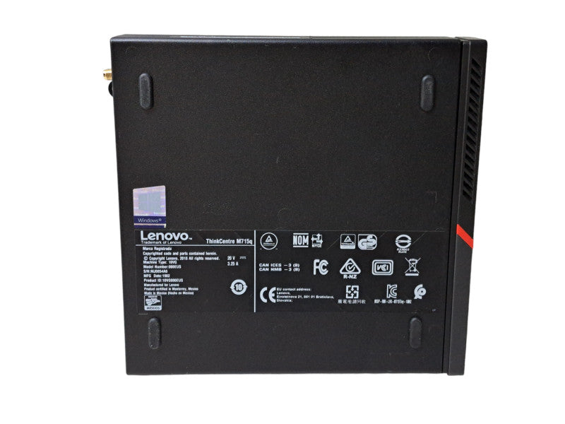 Lenovo M715q USFF | Ryzen 3 PRO 2200GE @ 3.20GHz, 8GB DDR4, 128GB NVMe, Wi-Fi