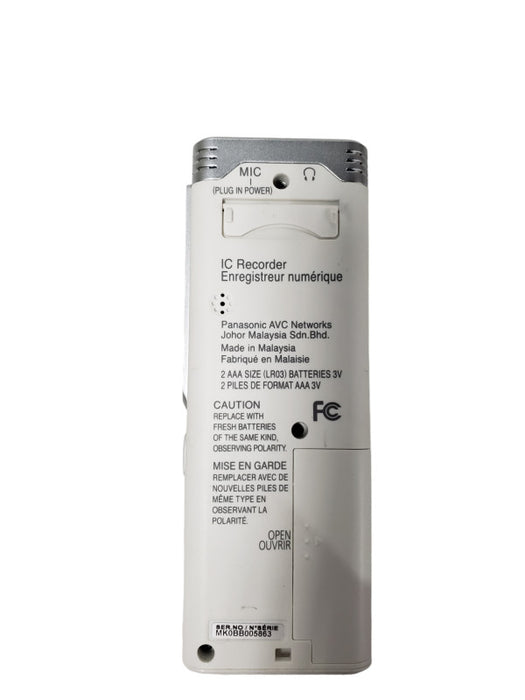 Panasonic RR-US551 Micro Zoom Mic IC Voice Recorder 1 GB Stereo MP3