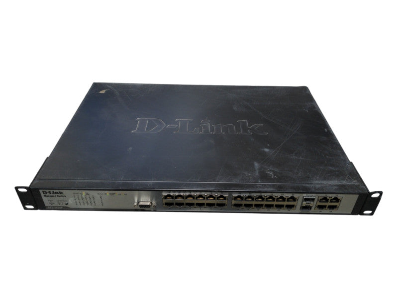 D-Link 28-Port Managed Switch DES-3028P Gigabit Ethernet w/Rack Mount Ears