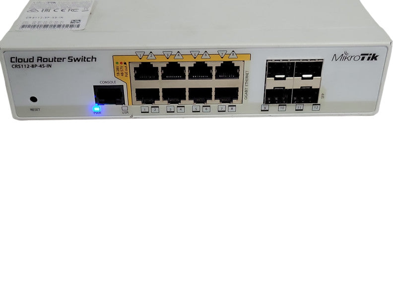 Mikrotik CRS112-8P-4S-IN Cloud Router Switch _