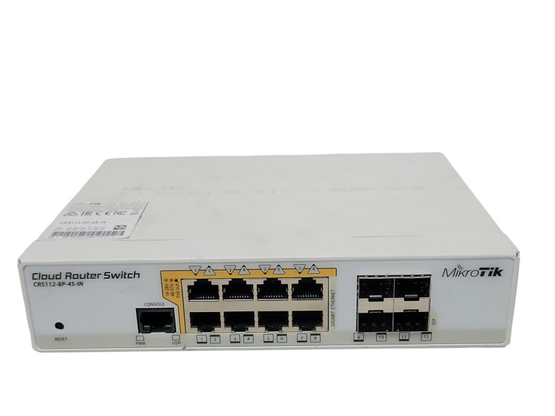 Mikrotik CRS112-8P-4S-IN Cloud Router Switch _
