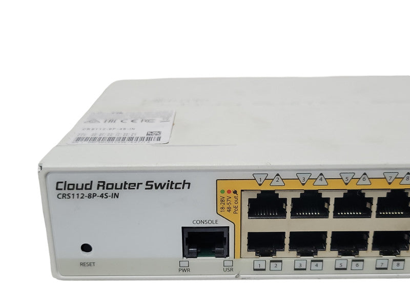 Mikrotik CRS112-8P-4S-IN Cloud Router Switch _