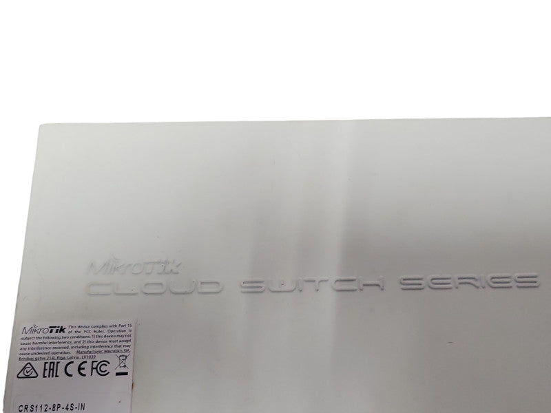 Mikrotik CRS112-8P-4S-IN Cloud Router Switch _