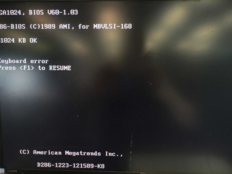 Hewitt-Rand (hr-286-12) 386 - 1MB RAM | NO HDD %