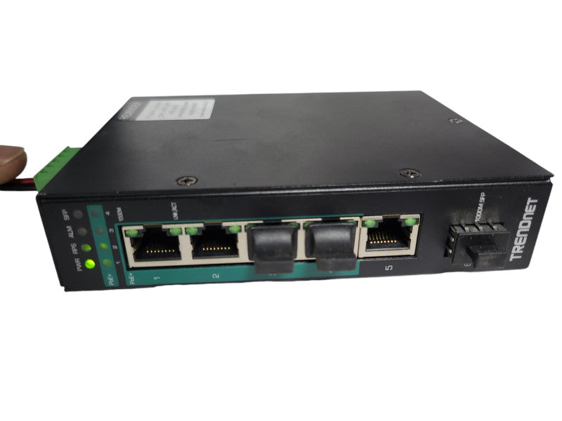 TRENDnet TI-PG541i 5-port Industrial Gigabit PoE+ switch 1x SFP Q_