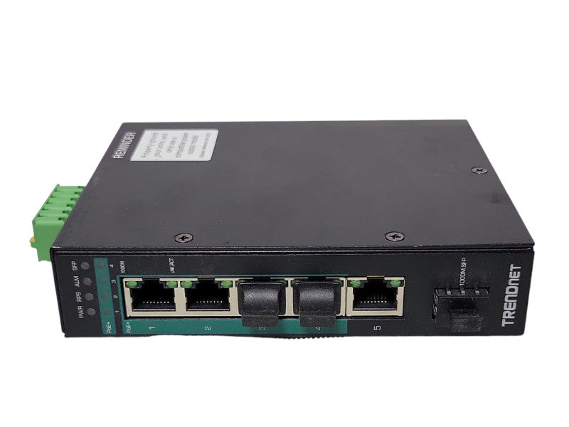 TRENDnet TI-PG541i 5-port Industrial Gigabit PoE+ switch 1x SFP Q_