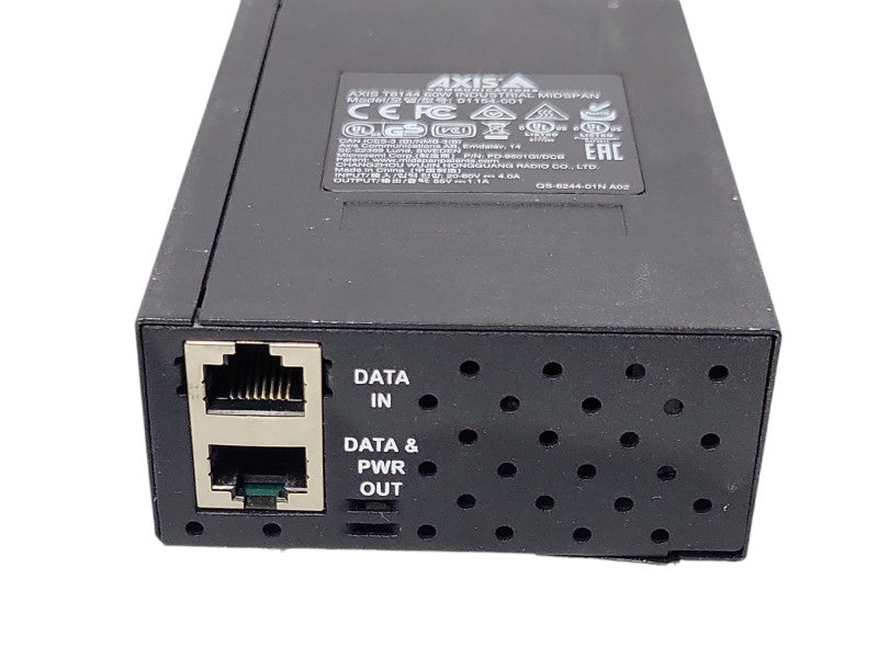 Axis T8144 60W Industrial Midspan 01154-001 55V 1.1Amp PoE injector Q_
