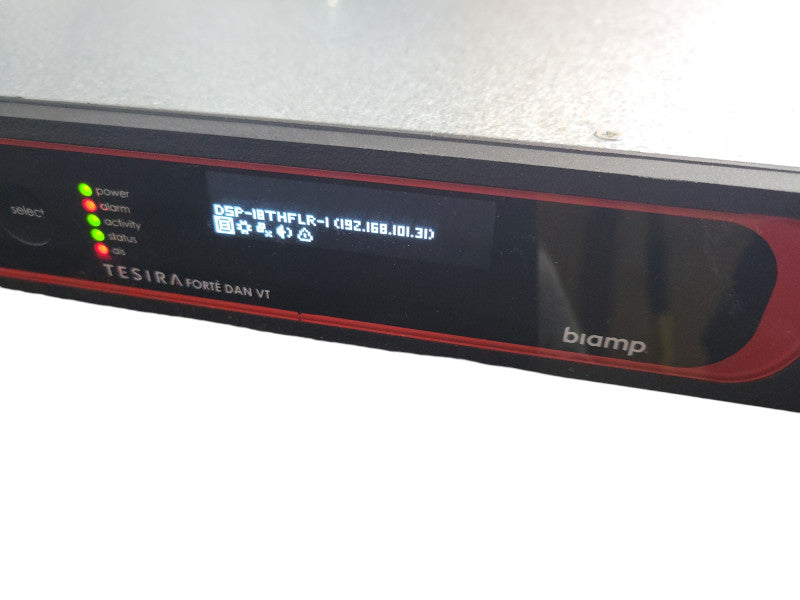 BIAMP Systems TesiraForte DAN VT Digital Audio Processor !