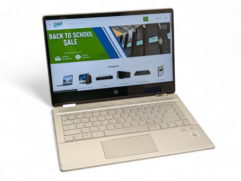 HP Pavilion x360 Convertible 14-dh1008ca 10th gen i5-10210U 16GB RAM & 512GB - Lap200
