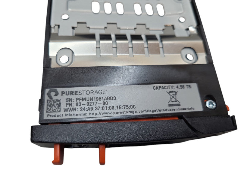 4.56TB U.2 NVMe SSD with Caddy PURE 83-0277-00 Storage - Read Description Q&