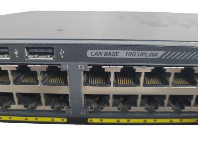 Cisco WS-C2960X-48TD-L, 48 Port Gigabit Switch, 2x 10G SFP+ UpLink !
