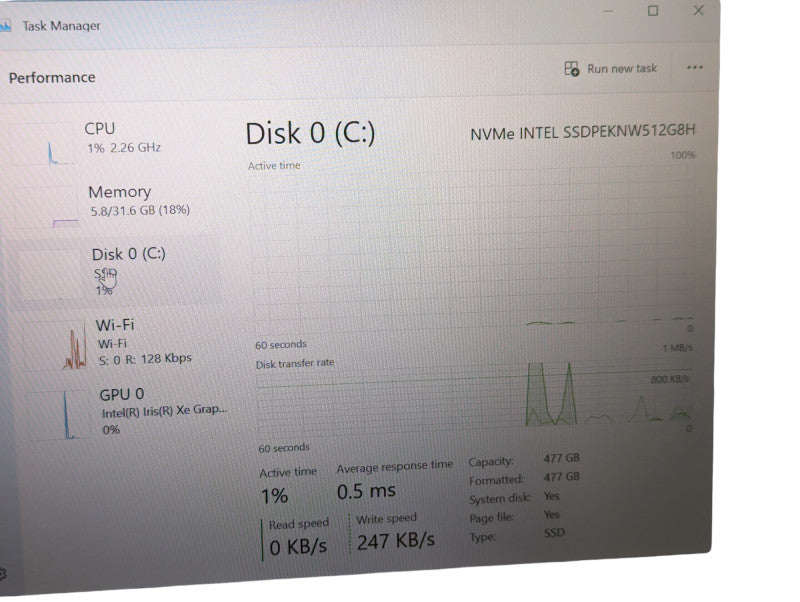 HP EliteBook 840 G8 11th gen i7-1185G7 32GB RAM & 512GB NVMe Please READ  - Lap200