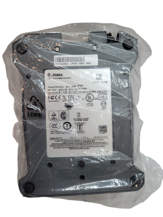 Zebra ZP 505 Direct Thermal Label Printer USB (OPEN BOX) %