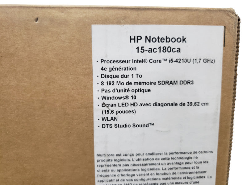 HP Bilingual Laptop Intel Core i5-4210U 8GB Memory 1TB HD Intel HD Graphics   BudLap