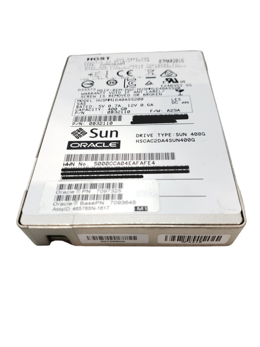 400GB SAS 2.5" HGST SSD - 0B32110 | HUSMM1640ASS200 Q+