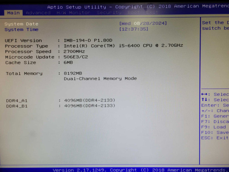 Custom 1U-VM-SERV i5-6400 2.7GHz 8GB 1.9TB SSD, NO OS _