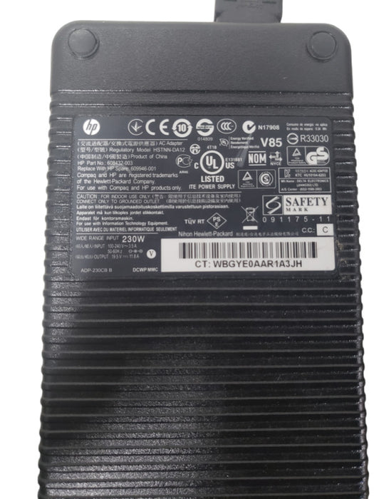 230W HP Genuine OEM Power Supply Adapter 19V 11.8 A MODEL HSTNN-DA12 Q