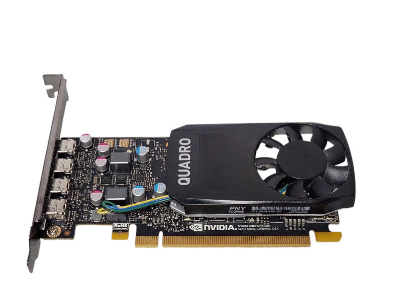 NVIDIA Quadro P600 2GB GDDR5 FH Bracket 4x Mini DisplayPort _