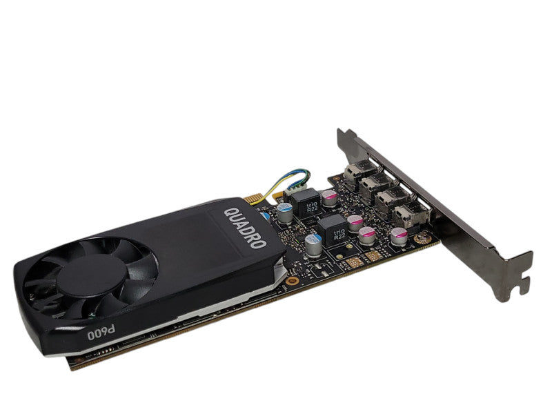 NVIDIA Quadro P600 2GB GDDR5 FH Bracket 4x Mini DisplayPort _