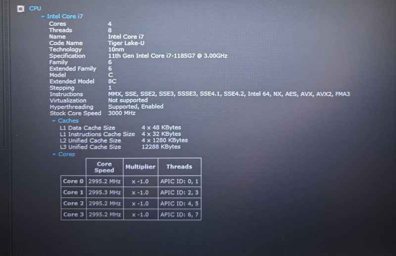 HP EliteBook 840 G8 i7-1185G7 16GB 512SSD Damaged Corner READ!  Lap200