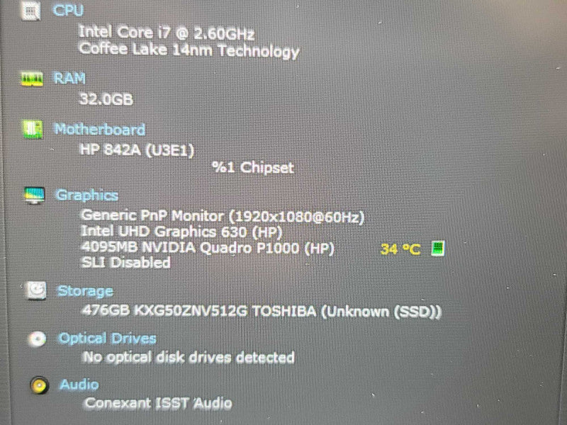 HP ZBook 15 G5 | i7-8850H| 32GB DDR4| Quadro P1000| 512GB SSD  β Lap200