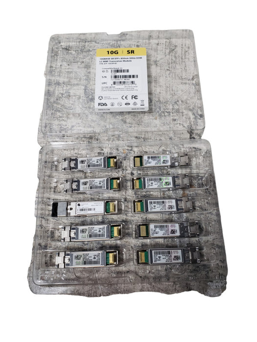 Package of 10x Cisco SFP-10G-SR 10-2415-03 10 Gigabit Transceiver