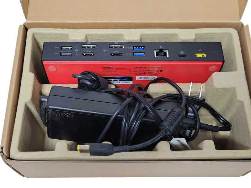 Lenovo ThinkPad Hybrid USB-C with USB-A Dock 40AF with power adapter _