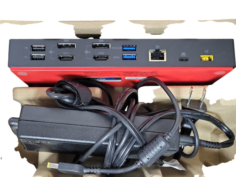 Lenovo ThinkPad Hybrid USB-C with USB-A Dock 40AF with power adapter _