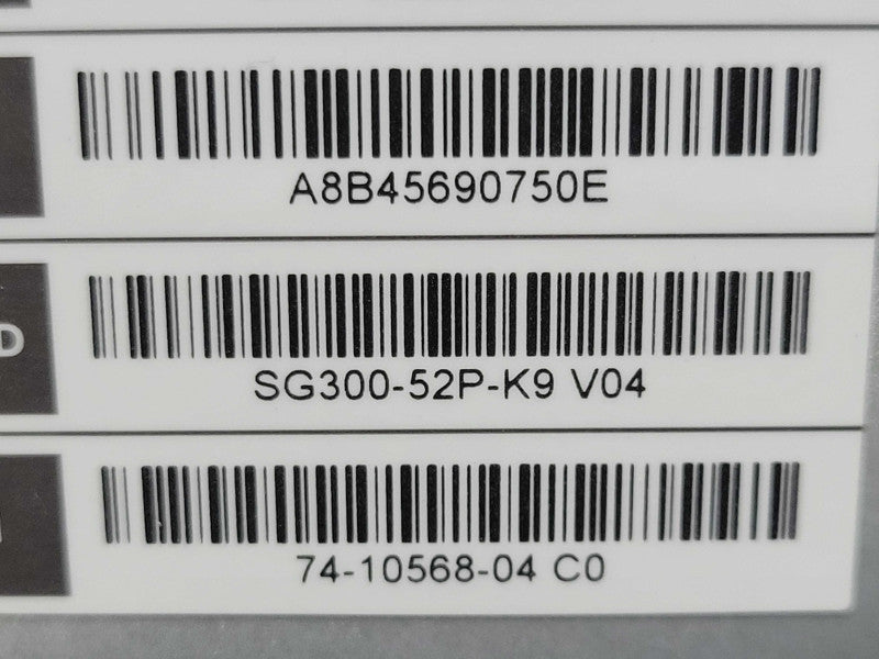 Cisco SG300-52P 52-Port Gigabit PoE Managed Switch SG300-52P-K9 _