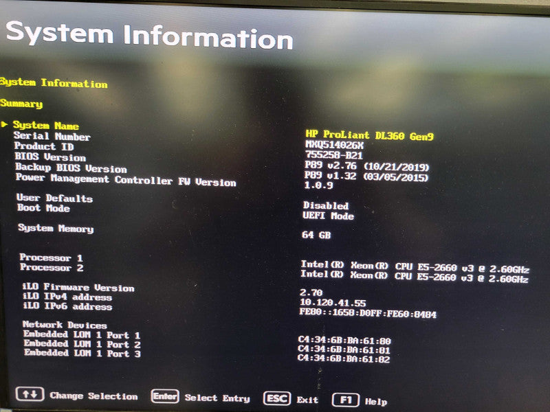 HP ProLiant DL360 Gen 9 - 2x Xeon E5-2660 v3 | 64GB RAM | NO HDD | P440ar  %