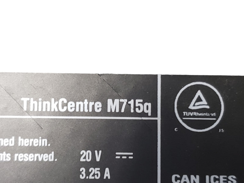 LENOVO THINKCENTRE M715Q RYZEN 5 PRO 2400GE 3.2GHz|16GB RAM|256GBSSD|1TB HHD