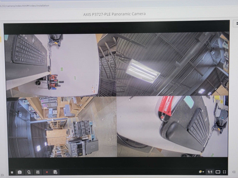 Axis P3717-PLE Quad Camera Indoor/Outdoor Network Security Camera _