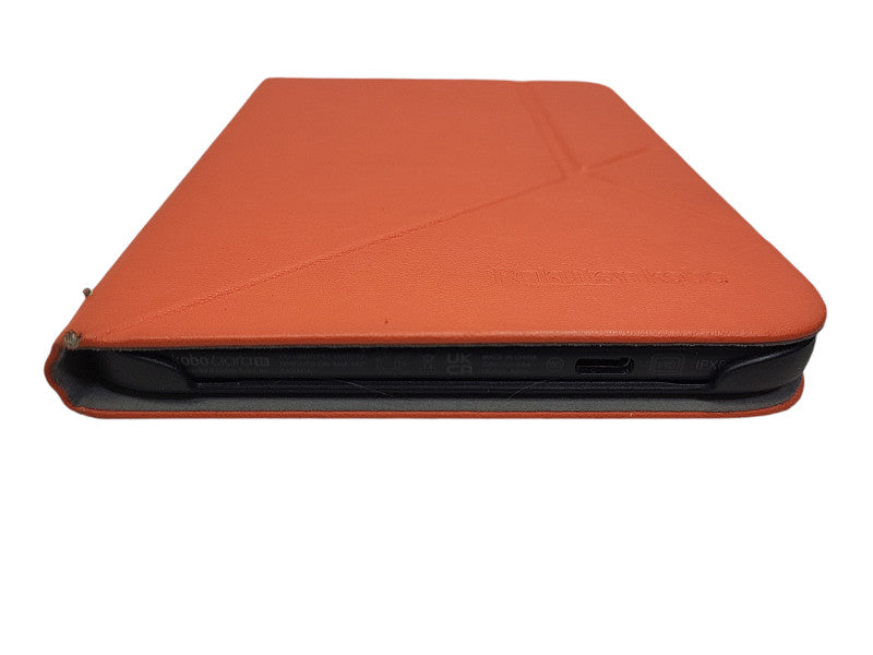Kobo Clara 2E (N506) eReader Bundle with Orange SleepCover $