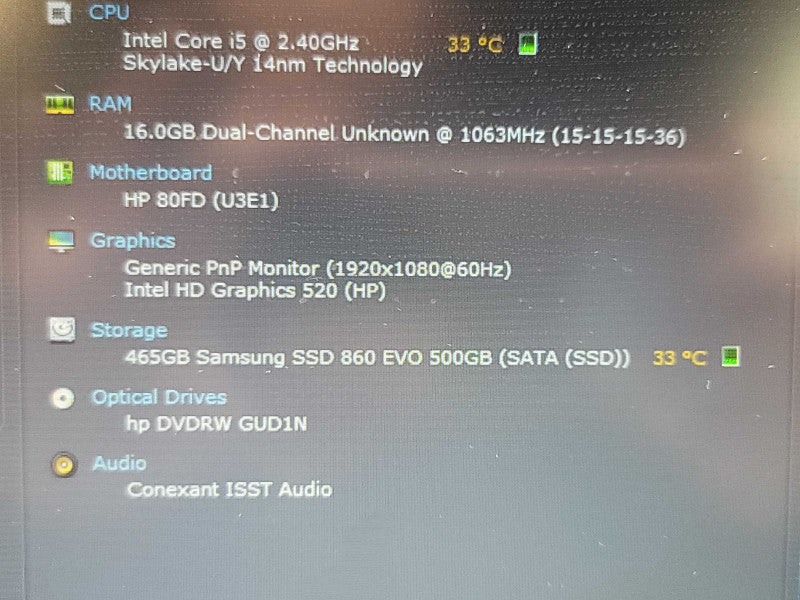 HP ProBook 640 G2| i5-6300U| 16GB DDR4| 500GB SATA SSD READ  β BudLap