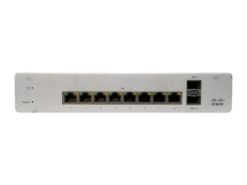Cisco Meraki MS220-8-HW 8 Port Cloud Managed Switch, Unclaimed Q