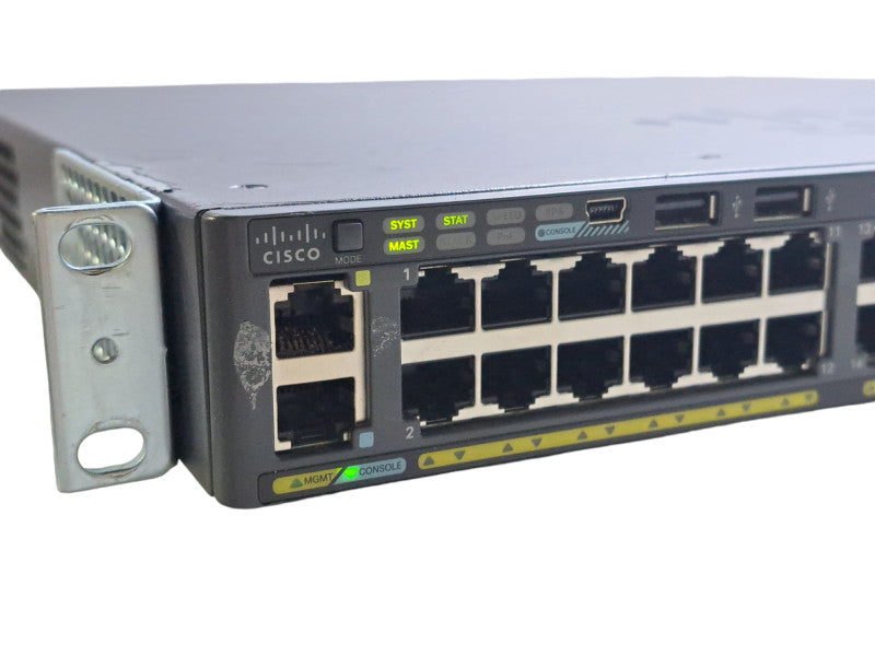 Cisco WS-C2960X-48LPD-L V06| 48-Port Gigabit PoE+ 370W Switch | 2x 10G SFP+