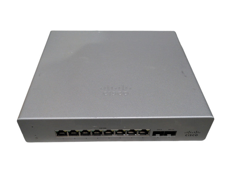 Cisco Meraki MS120-8FP 8-Port PoE Ethernet Switch, Unclaimed