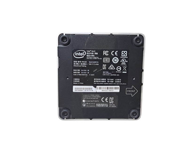 Intel NUC Mini PC | Core i5-5250U 1.60GHz, 8GB RAM, No SSD | NUC5i5RYH