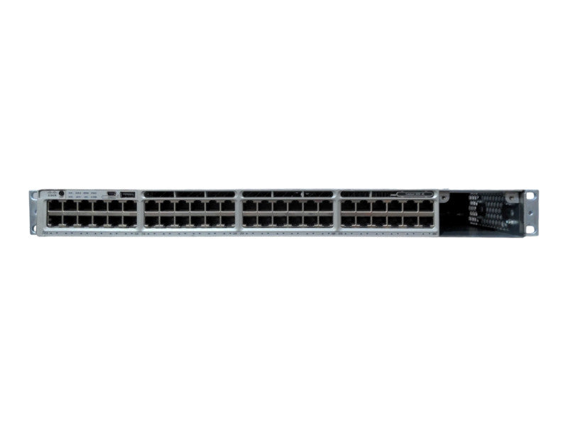 Cisco WS-C3850-48T-S 48-port Gigabit Layer 3 Network Switch, No Stack, 2x PSU