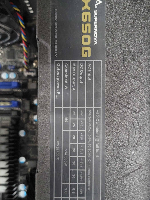 SuperMicro X10SRA, Xeon E5-2620v4 2.1GHz, 16GB RAM, 650W PSU _