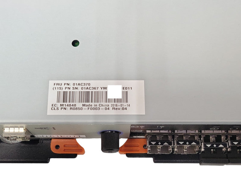 IBM Storwize V5000 Controller Module 12Gbps SAS 4-Port SFP+ 01AC370 w/ 01EJ18 _