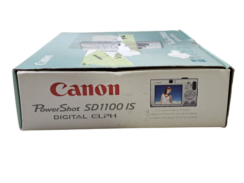 Canon PowerShot SD1100 IS 8.0MP 3x Zoom Digital ELPH Camera w/ Charger & Battery
