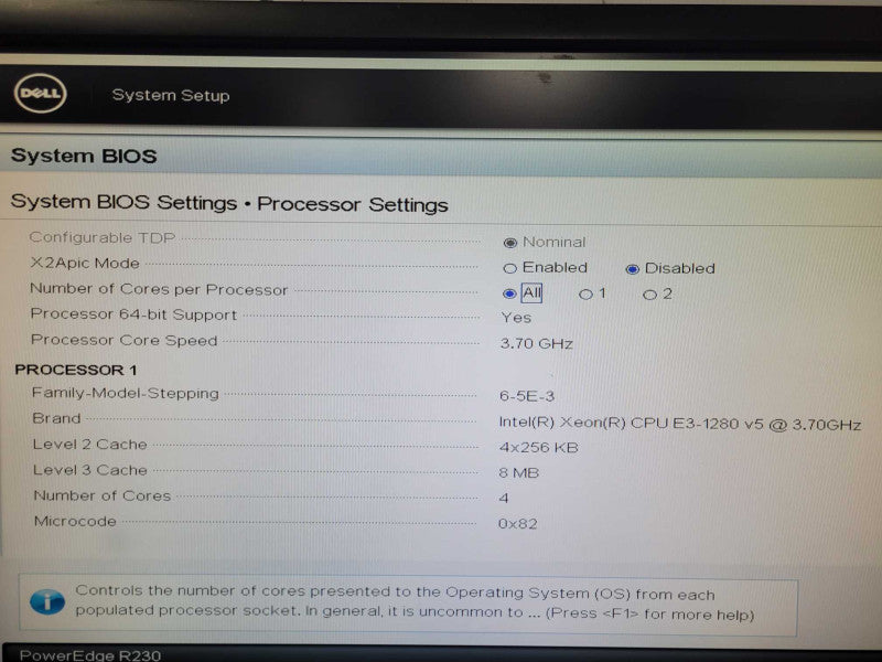 Dell PE R230, Xeon E3-1280v5 3.7GHz, 16GB DDR4, 4x 3.5" HDD Bays, No RAID con _