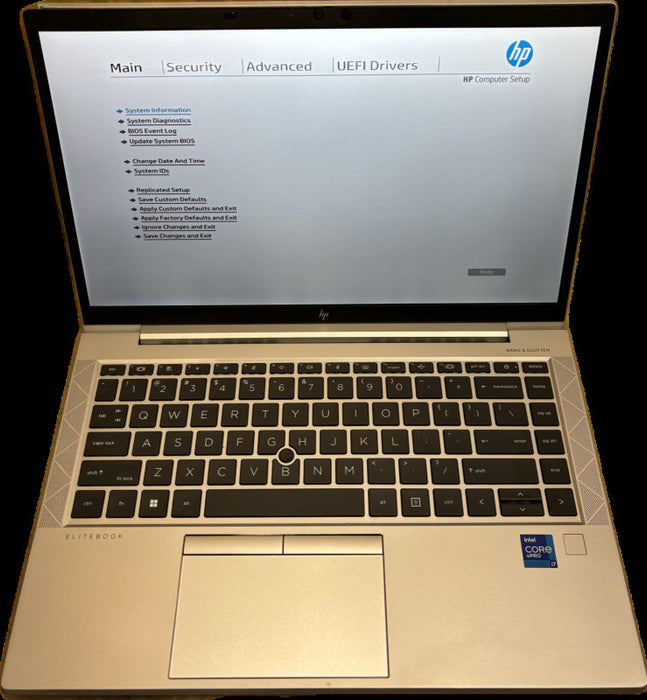 HP EliteBook 840 G8 i7-1185G7 8GB RAM Damaged Screen For Parts/Repair READ!  Lap200